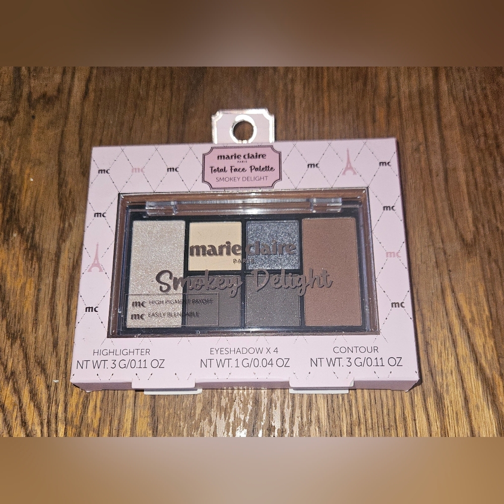 Marie Claire Paris Smokey Delight Total Face Palette BNIB
